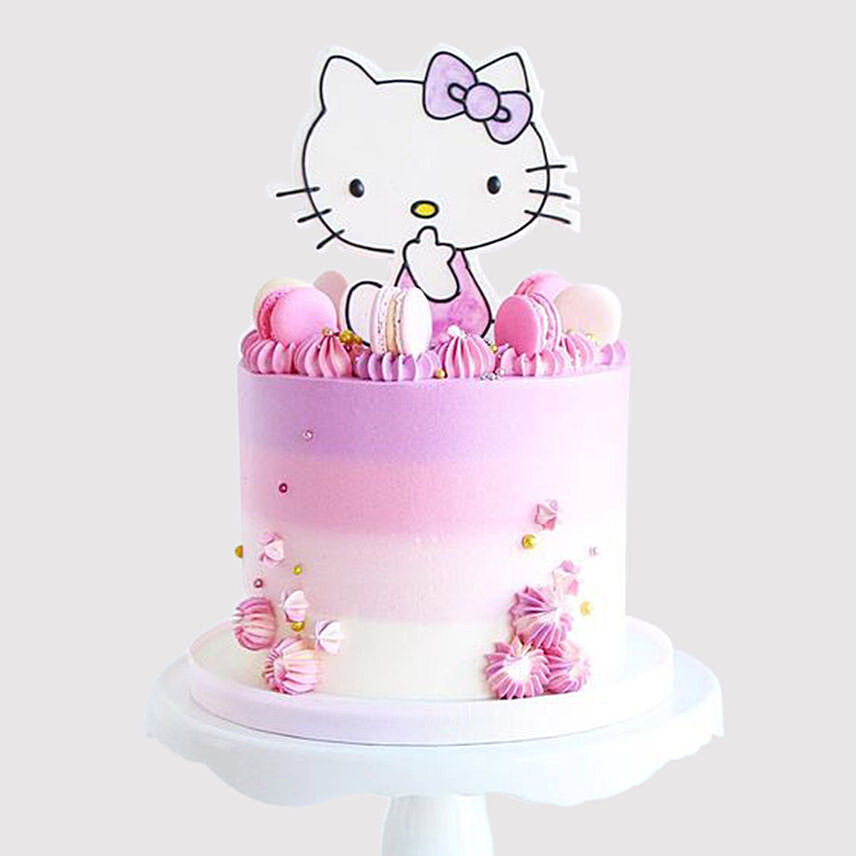 Online Hello Kitty Colourful Cake Gift Delivery in Qatar - FNP