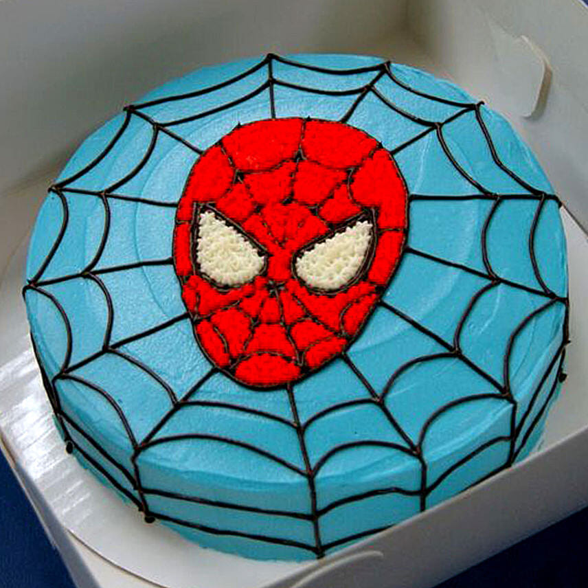 Online Spider Man Delicious Cake Gift Delivery in Qatar - FNP