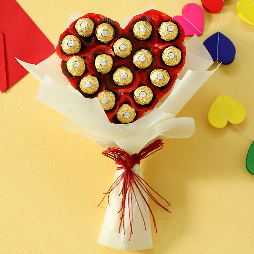 Chocolate Heart Bouquet