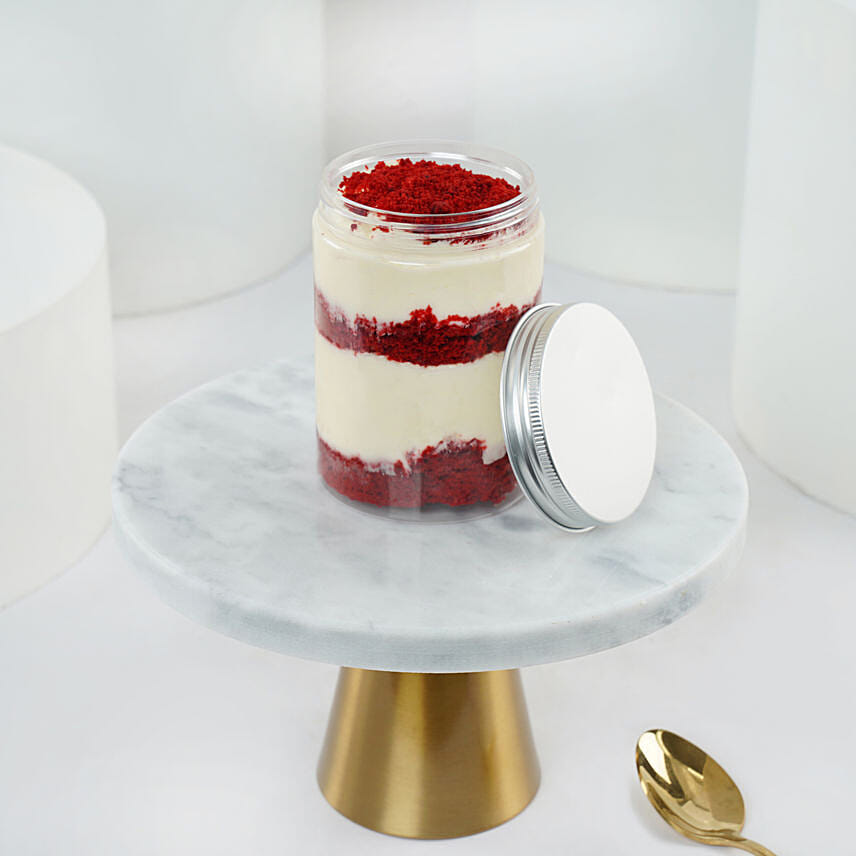 Red Velvet Cake Jar