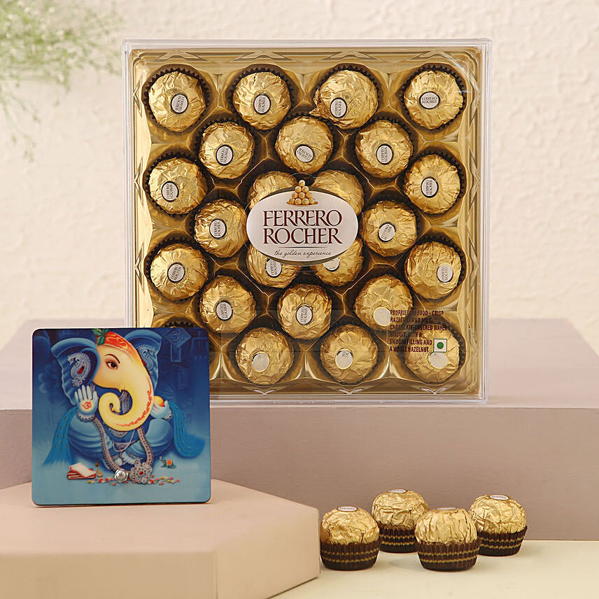 Blissful Ganesha Table Top 24 Pcs Ferrero Rocher Box