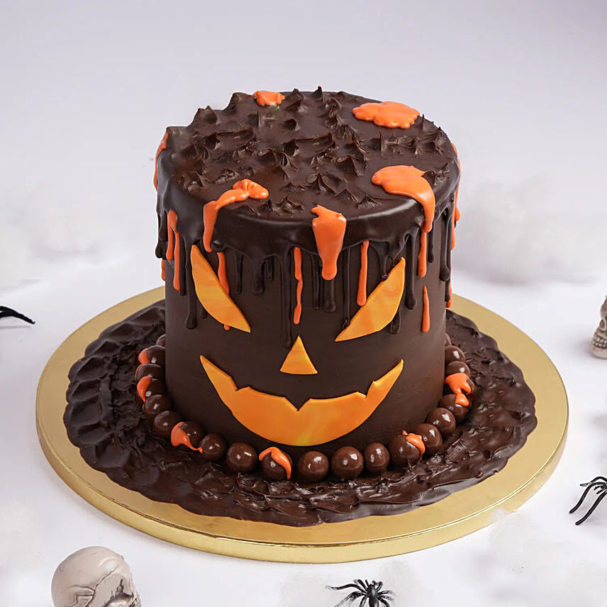 Haunted Pumpkin Cake