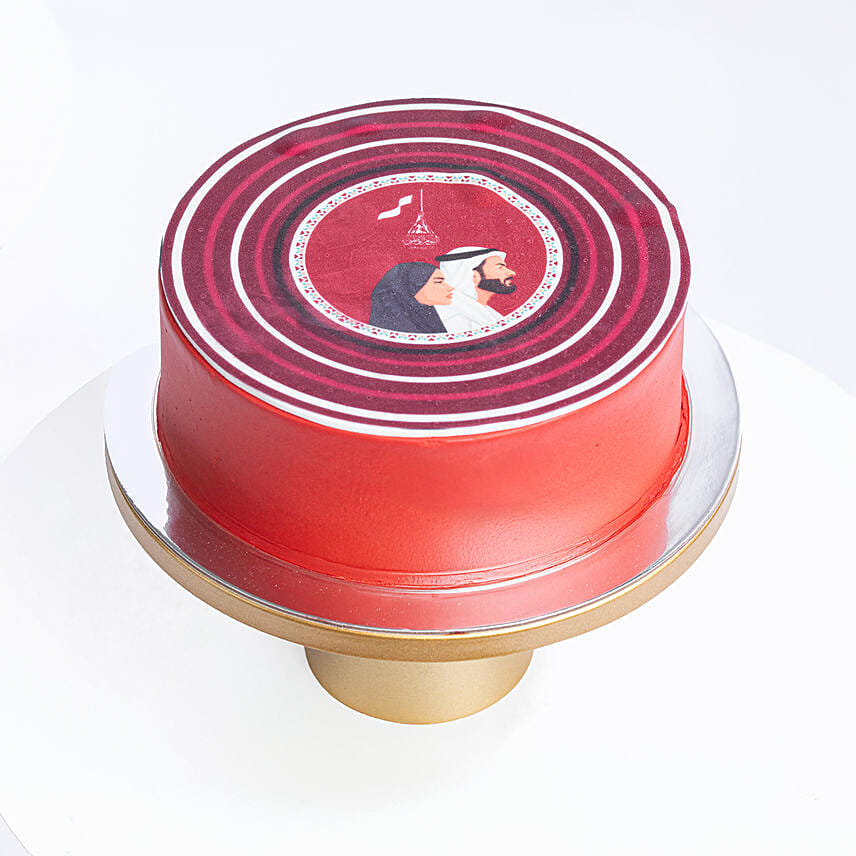 Qatar National Day Red Velvet Cake