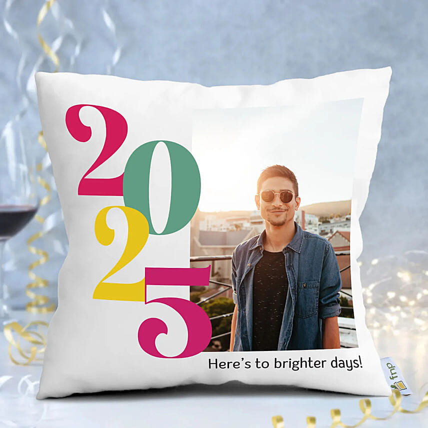 Personalised New Year 2025 Cushion