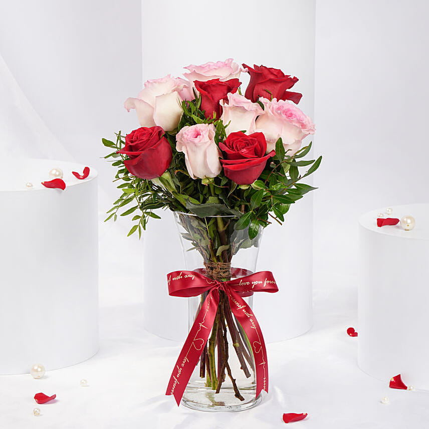 Valentine Rosy Reflections Arrangement