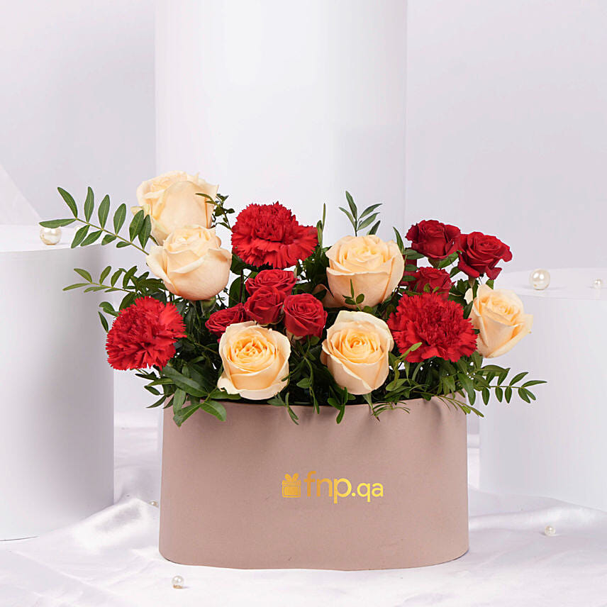 Valentines Day Sweet Roses Arrangement