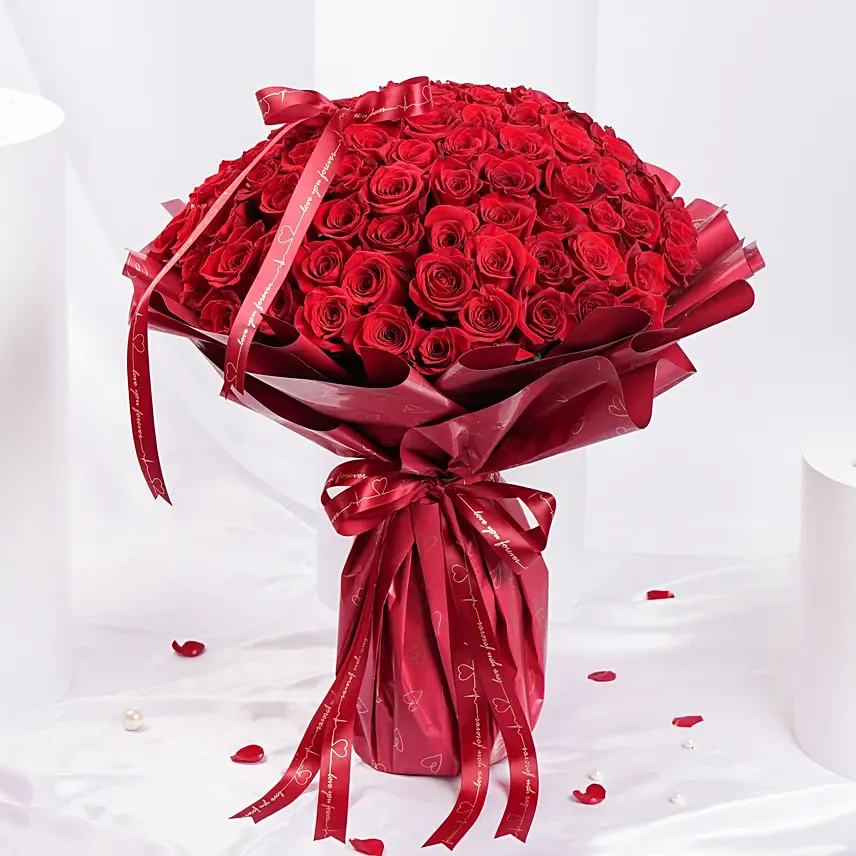 Love Medley Valentines Flower Grand Bouquet