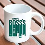 Happy Boss Day White Mug