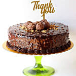 Thank You Chocolate Cake Half Kg