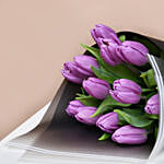 Violet Tulip Bouquet