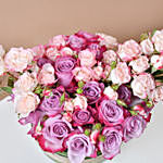 Pretty in Pink and Purple Roses