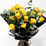 Beautiful Yellow Roses Hand Bouquet