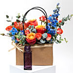 Flower Bag Arrangement and Perfume