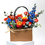 Flowers Arrangement with Assorted Chocolate Box