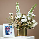 Harmonious Mix Flowers with Photo Frame