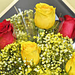 Passionate Sunshine Roses with Sweet Treats
