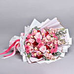 Pink Petals and Chocolates Bouquet