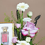 Gerberas & Roses Arrangement with Perfume