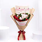 Personalised Mothers Day Celebration Flower Bouquet