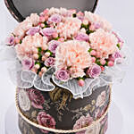 Pink Carnations in Box for Graduation Day