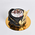 Black Beauty Butter Cream Photo Cake