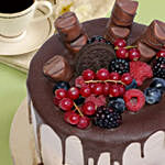 Candy Topped Choco Cake