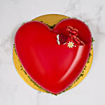 Choco Red Velvet Heart Cake