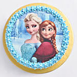 Elsa and Anna Cake