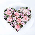 Blushing Blossoms Heart Box