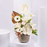 Otantik Home - Elegant White Ceramic Vase