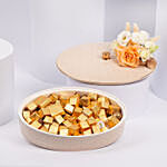 Otantik Home - One Chocolate Beige Bowl with Flowers