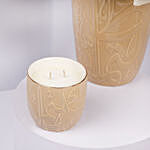 Otantik Home - White Roses Vase n Chocolate n Candle