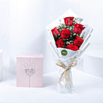 Sweet Romance Box | Red Rose Bouquet