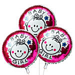 Its A Girl Foil Balloons