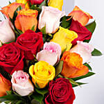 Multicolor Roses Beauty Bouquet