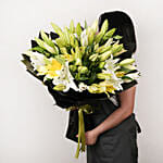 Yellow Lilies Large Bouquet