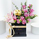 Flowers Beauty | Pink Lilies n Chocolates Combo