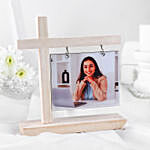 Personalised Hanging Photo Wooden Frame