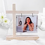 Personalised Hanging Photo Wooden Frame