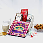 Assorted Treats & Diya Diwali Hamper