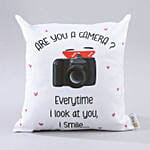 Cheesy Love Message Valentine Cushion