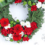 Jolly Christmas Times Floral Wreath