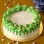 Xmas Wreath Pineapple Cake Half Kg