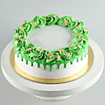 Xmas Wreath Pineapple Cake Half Kg