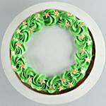 Xmas Wreath Pineapple Cake Half Kg