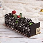 Delicious Christmas Black Forest Log Cake