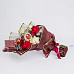 National Day Theme Rose Bouquet & Cookies