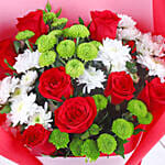 Personalised Merry Christmas Flower Bouquet