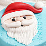 Santa Fondant Chocolate Cake