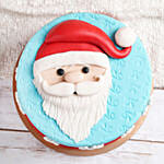 Santa Fondant Chocolate Cake